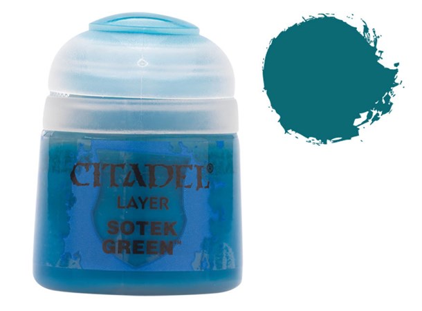 Citadel Paint Layer Sotek Green (Også kjent som Hawk Turquoise)